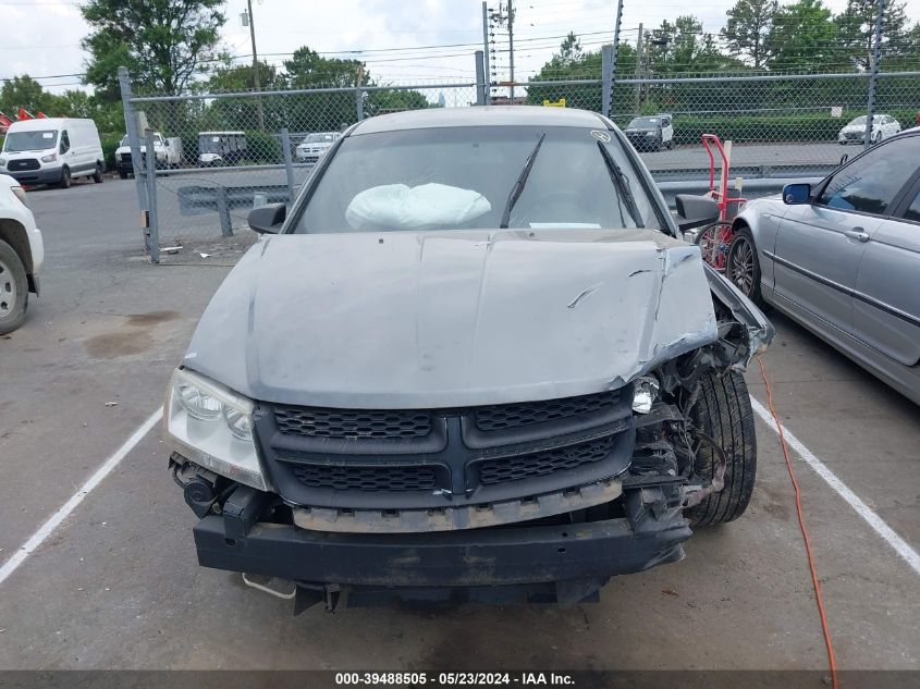 2012 Dodge Avenger Se VIN: 1C3CDZAB8CN122638 Lot: 39488505