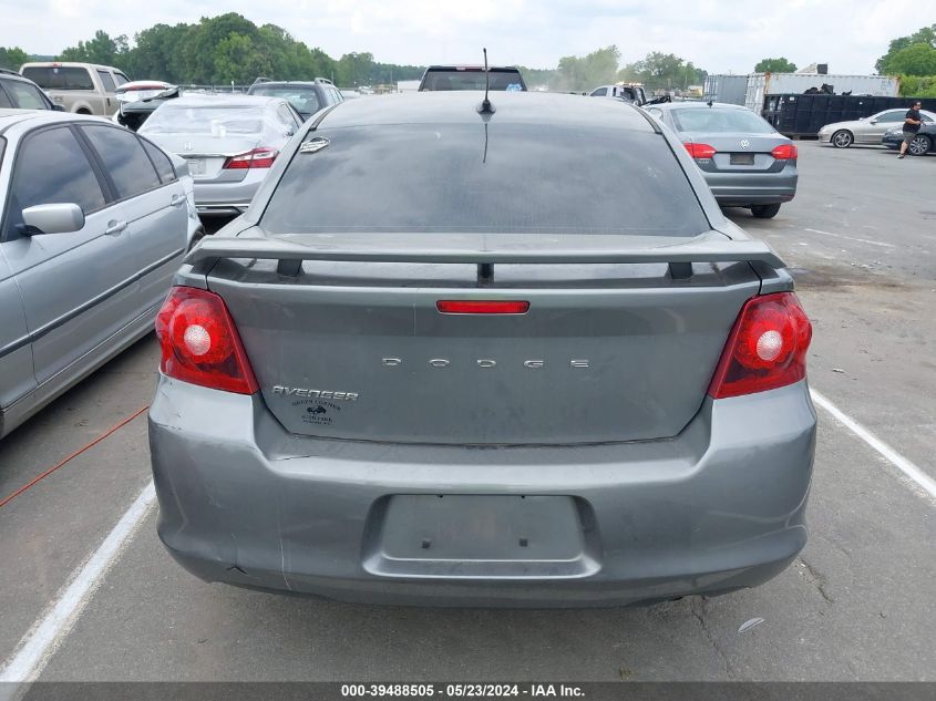 2012 Dodge Avenger Se VIN: 1C3CDZAB8CN122638 Lot: 39488505