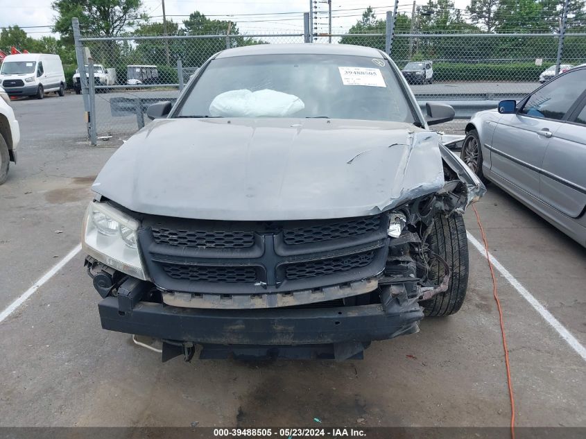 2012 Dodge Avenger Se VIN: 1C3CDZAB8CN122638 Lot: 39488505