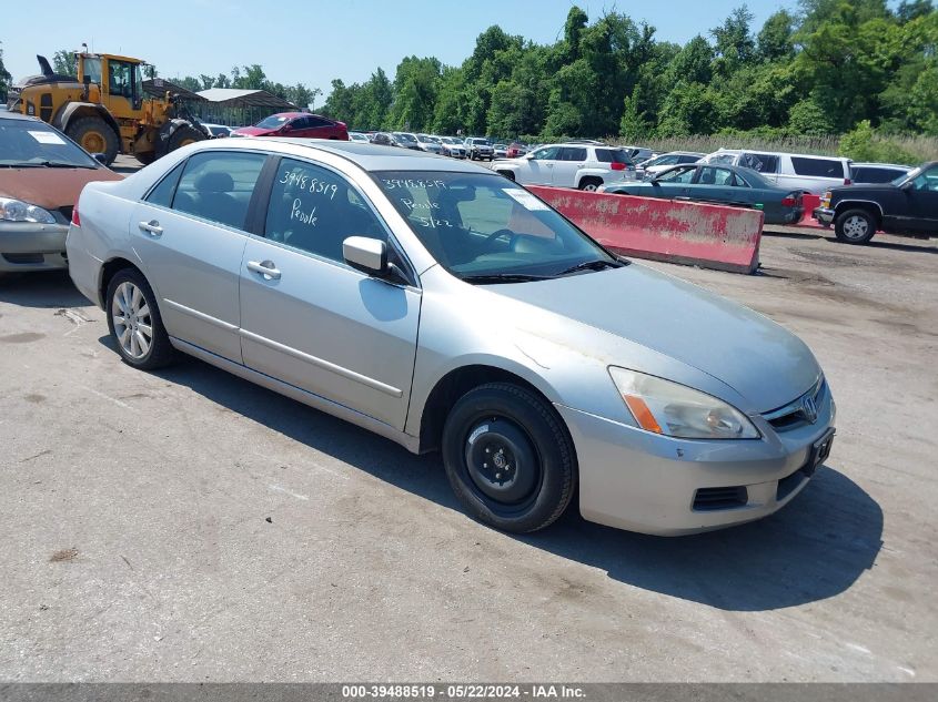 2006 Honda Accord 3.0 Ex VIN: 1HGCM66576A061891 Lot: 39488519