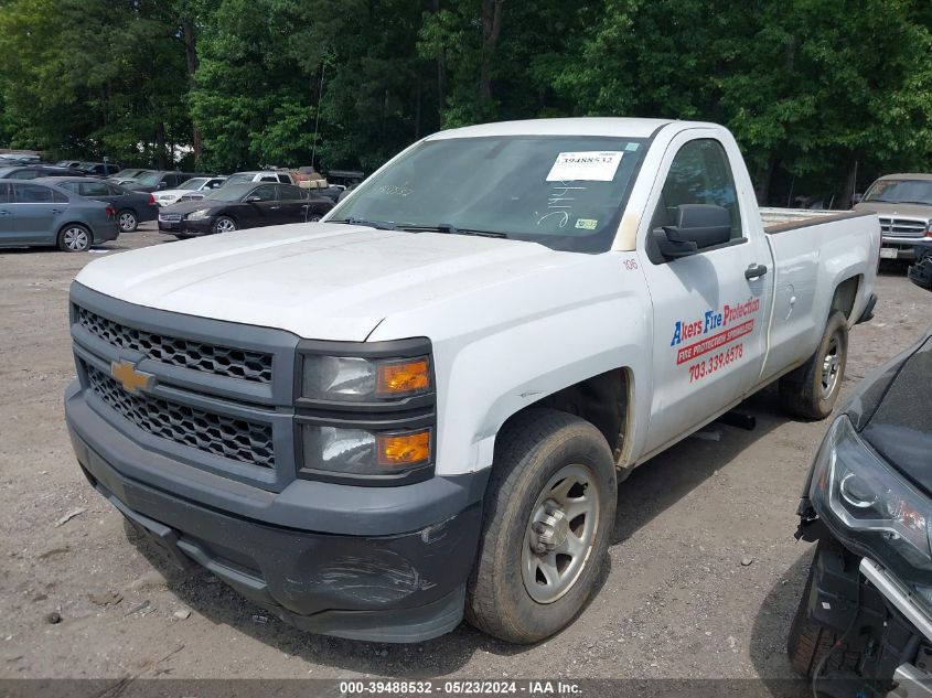 2014 Chevrolet Silverado 1500 Work Truck 1Wt VIN: 1GCNCPEH3EZ214455 Lot: 39488532