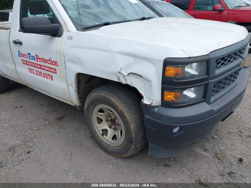 2014 Chevrolet Silverado 1500 Work Truck 1Wt VIN: 1GCNCPEH3EZ214455 Lot: 39488532