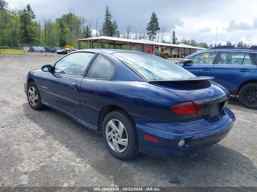 2002 Pontiac Sunfire Se VIN: 1G2JB124427242535 Lot: 39488535