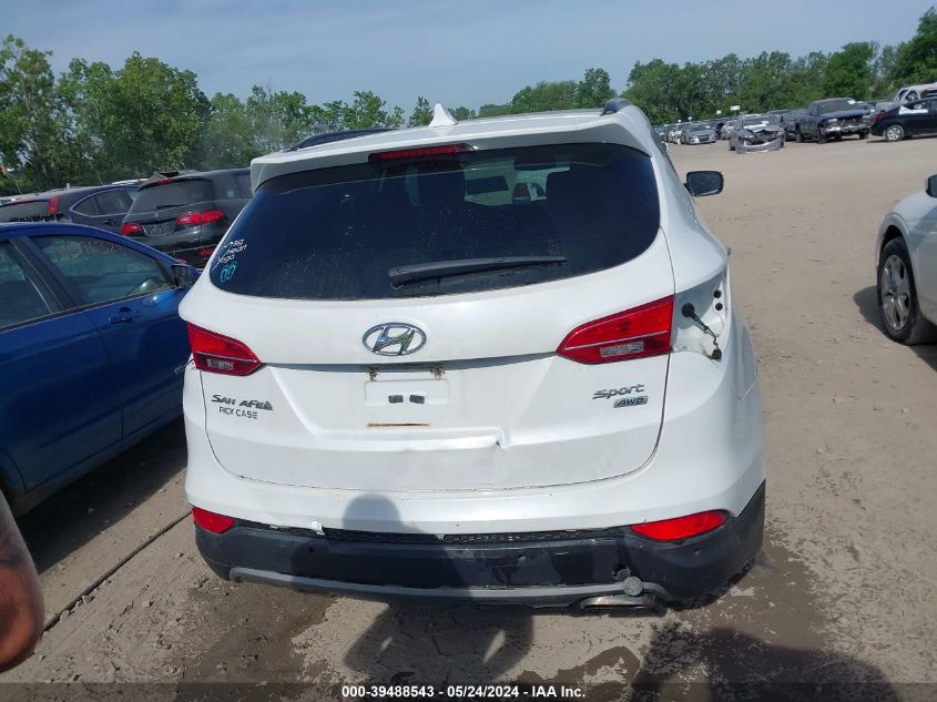 2014 Hyundai Santa Fe Sport 2.4L VIN: 5XYZUDLB0EG215279 Lot: 39488543