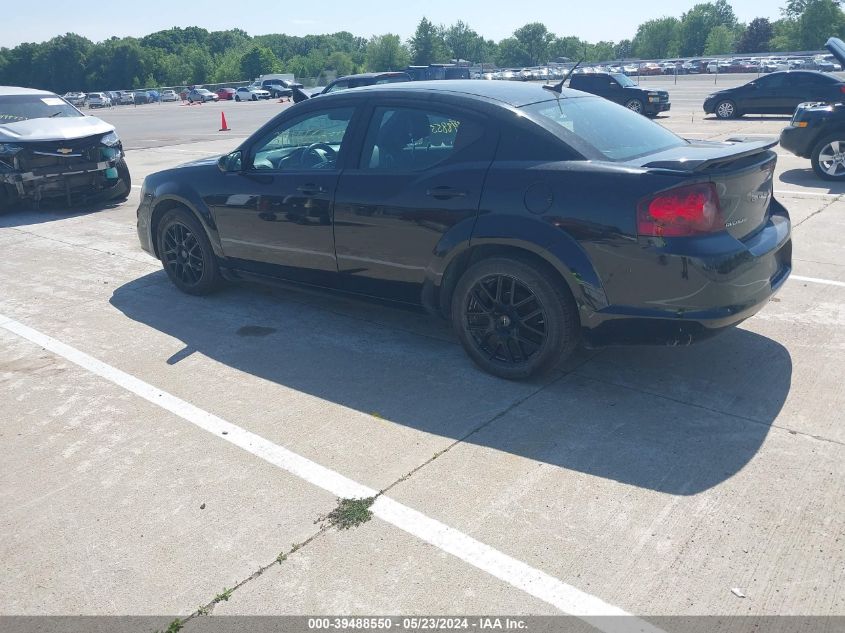 2014 Dodge Avenger Sxt VIN: 1C3CDZCB6EN222561 Lot: 39488550