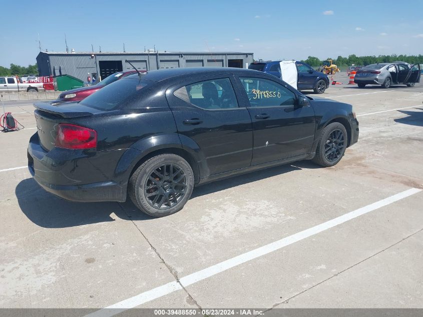 2014 Dodge Avenger Sxt VIN: 1C3CDZCB6EN222561 Lot: 39488550