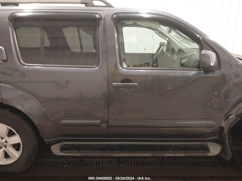 2011 Nissan Pathfinder Sv VIN: 5N1AR1NB1BC619195 Lot: 39488552