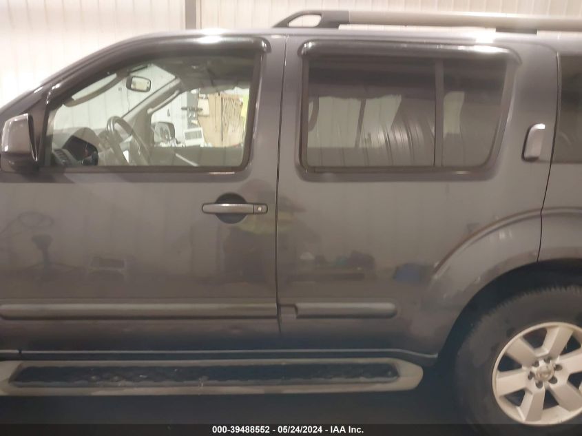 2011 Nissan Pathfinder Sv VIN: 5N1AR1NB1BC619195 Lot: 39488552