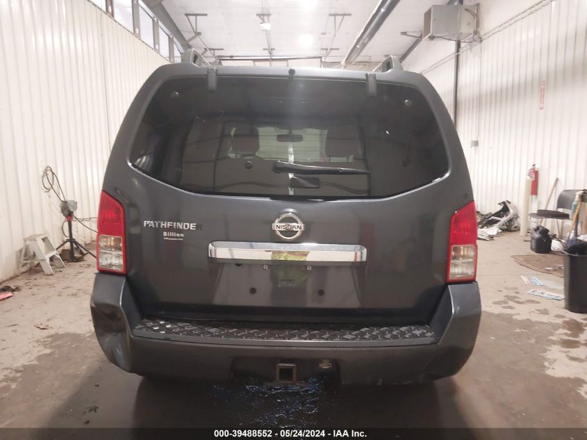 2011 Nissan Pathfinder Sv VIN: 5N1AR1NB1BC619195 Lot: 39488552