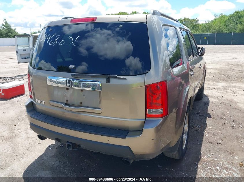 2011 Honda Pilot Ex VIN: 5FNYF3H44BB057025 Lot: 39488606