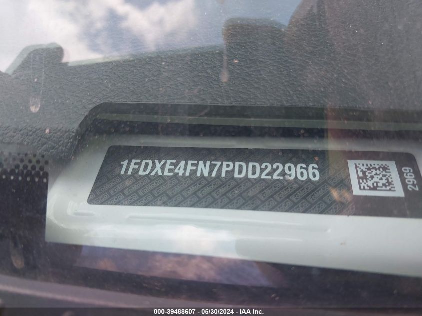 2023 Ford E-450 Cutaway VIN: 1FDXE4FN7PDD22966 Lot: 39488607