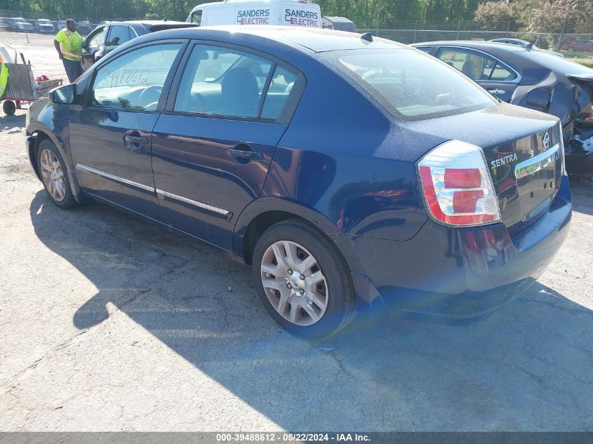 2010 Nissan Sentra 2.0S VIN: 3N1AB6AP7AL637438 Lot: 39488612