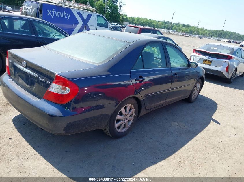 2004 Toyota Camry Xle VIN: 4T1BE30K74U345260 Lot: 39488617