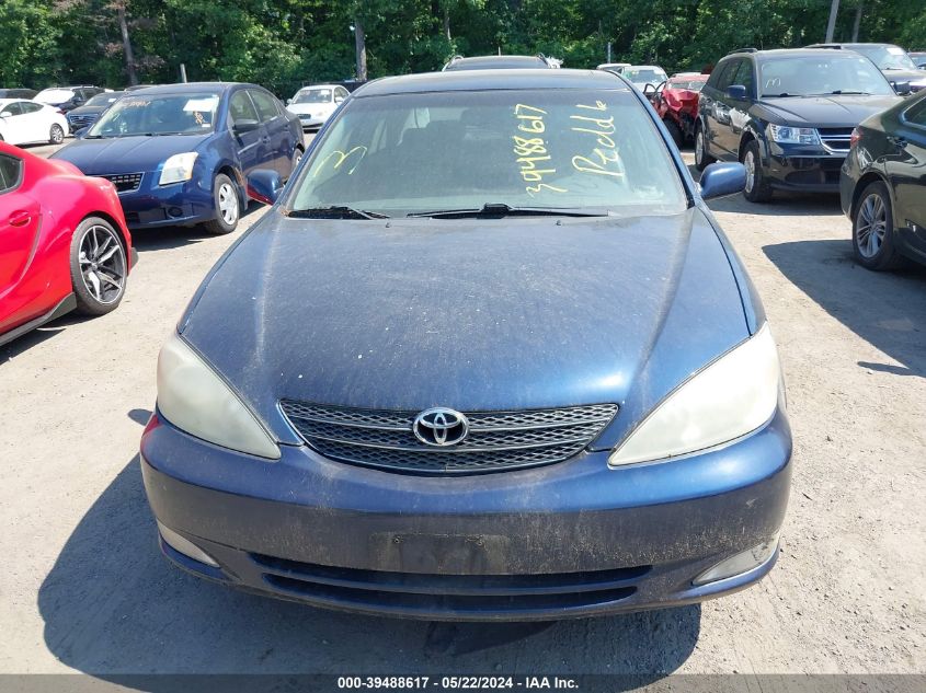 2004 Toyota Camry Xle VIN: 4T1BE30K74U345260 Lot: 39488617