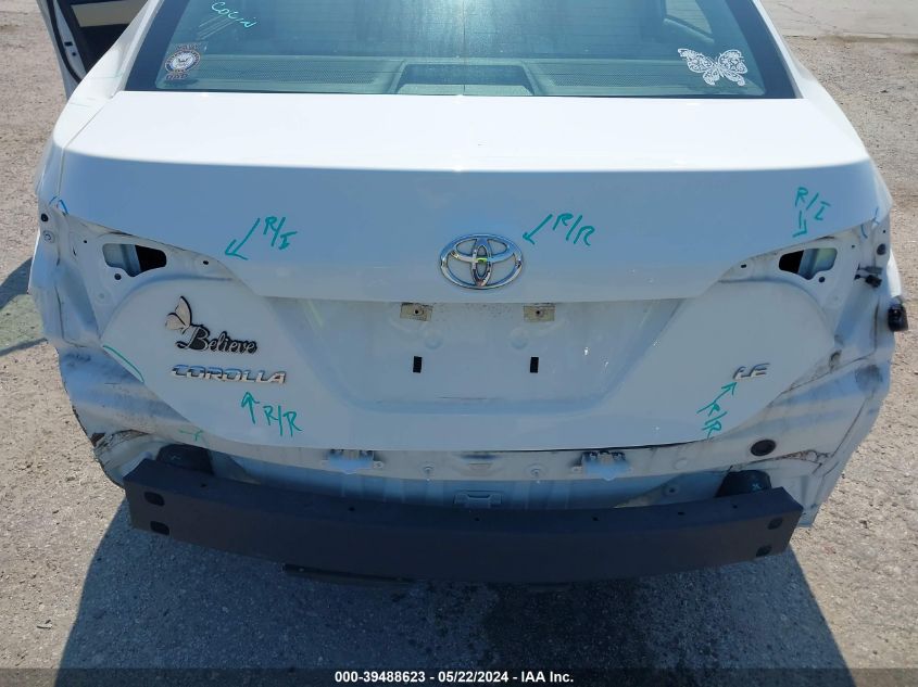 2017 Toyota Corolla Le VIN: 5YFBURHE5HP711342 Lot: 39488623