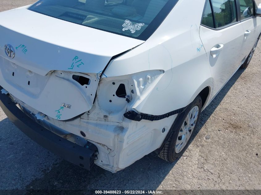 2017 Toyota Corolla Le VIN: 5YFBURHE5HP711342 Lot: 39488623