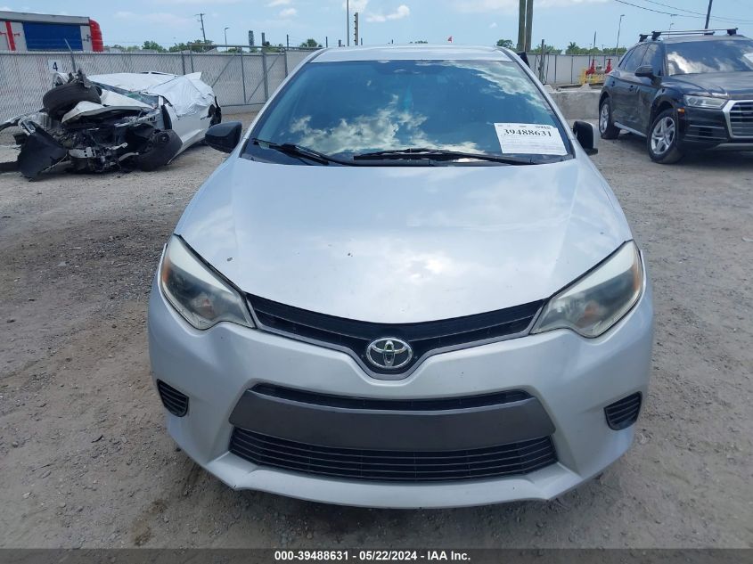 2015 Toyota Corolla Le VIN: 2T1BURHE3FC424823 Lot: 39488631