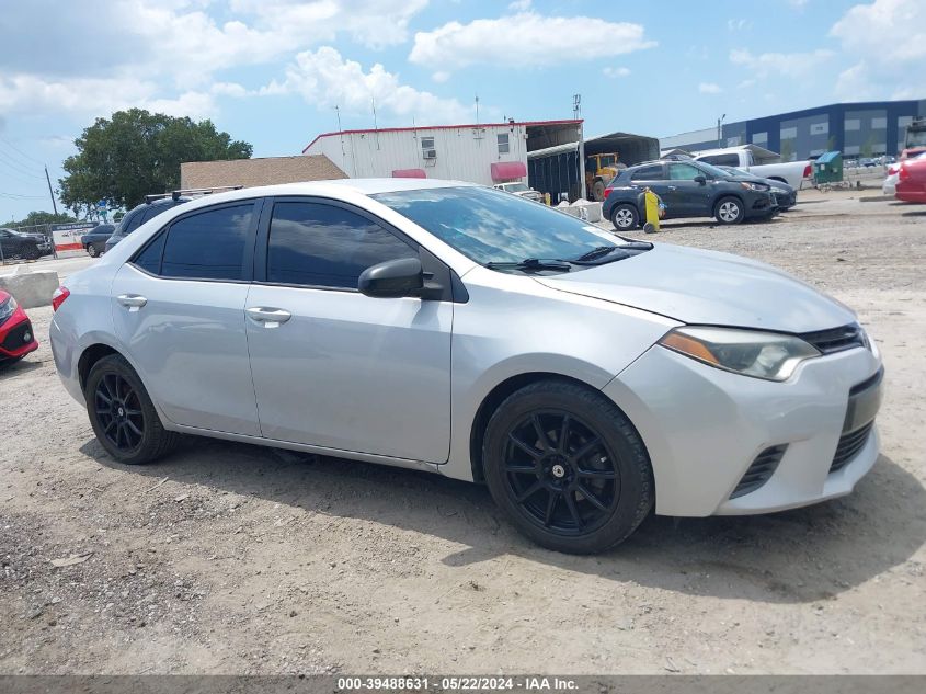 2015 Toyota Corolla Le VIN: 2T1BURHE3FC424823 Lot: 39488631