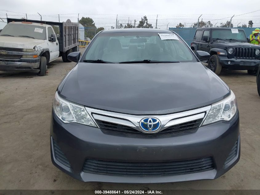 2012 Toyota Camry Hybrid Le VIN: 4T1BD1FK8CU007282 Lot: 39488641