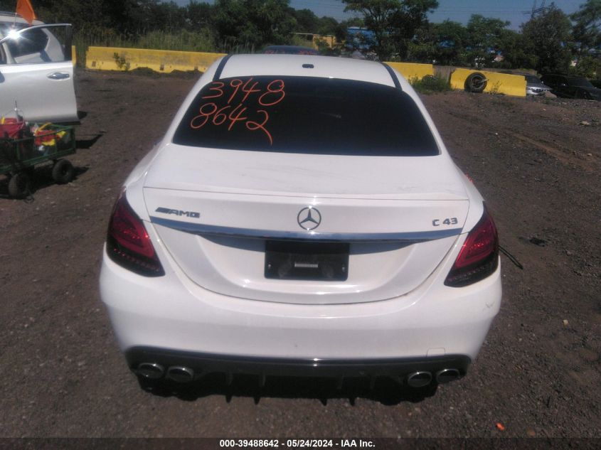 2020 Mercedes-Benz Amg C 43 4Matic VIN: 55SWF6EB0LU334569 Lot: 39488642