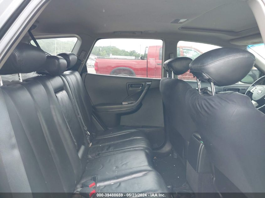 2004 Nissan Murano Sl VIN: JN8AZ08W84W326719 Lot: 39488659