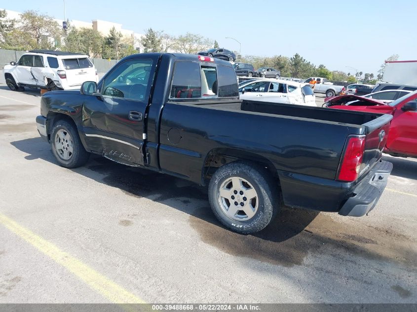 2005 Chevrolet Silverado 1500 Ls VIN: 1GCEC14VX5Z336797 Lot: 39488668