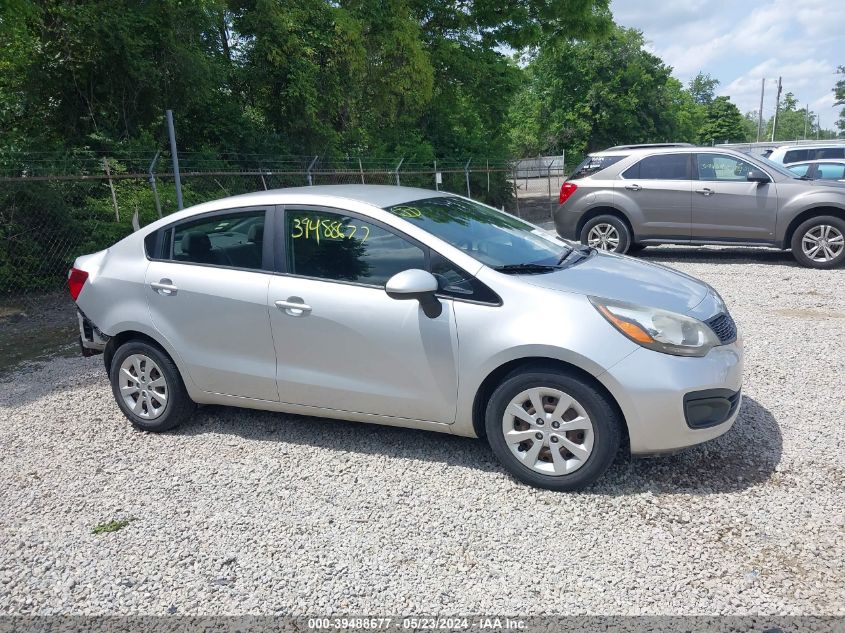 2013 Kia Rio Lx VIN: KNADM4A30D6229090 Lot: 39488677