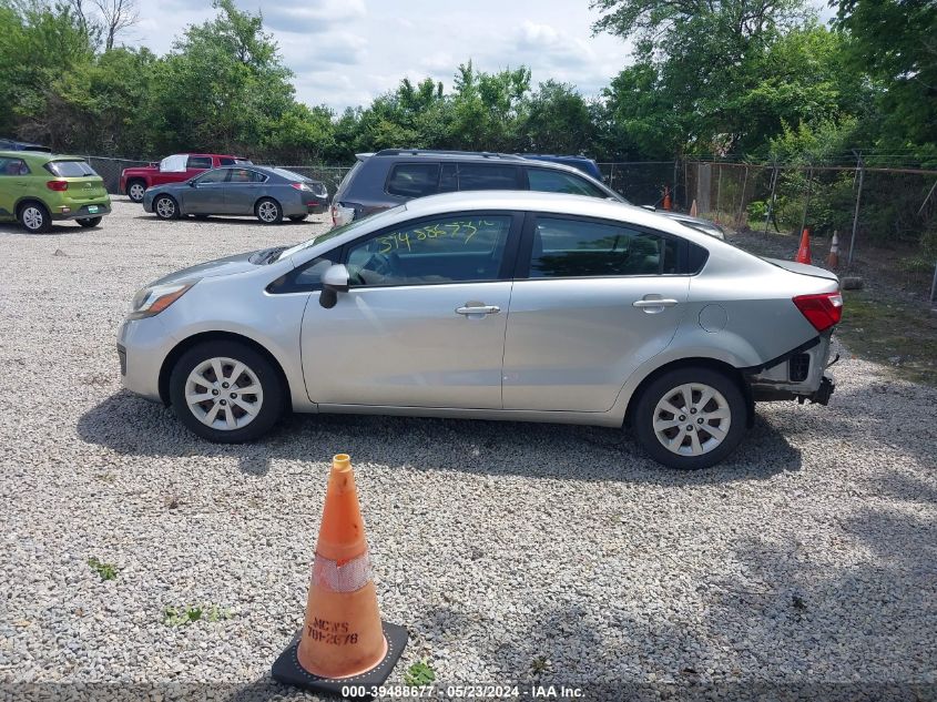 2013 Kia Rio Lx VIN: KNADM4A30D6229090 Lot: 39488677