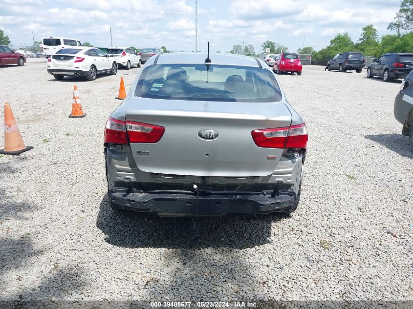 2013 Kia Rio Lx VIN: KNADM4A30D6229090 Lot: 39488677