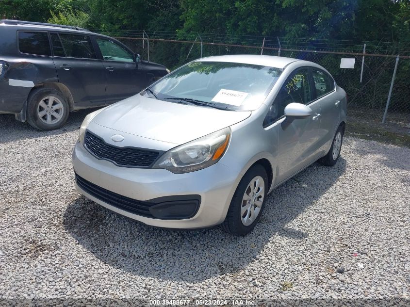 2013 Kia Rio Lx VIN: KNADM4A30D6229090 Lot: 39488677