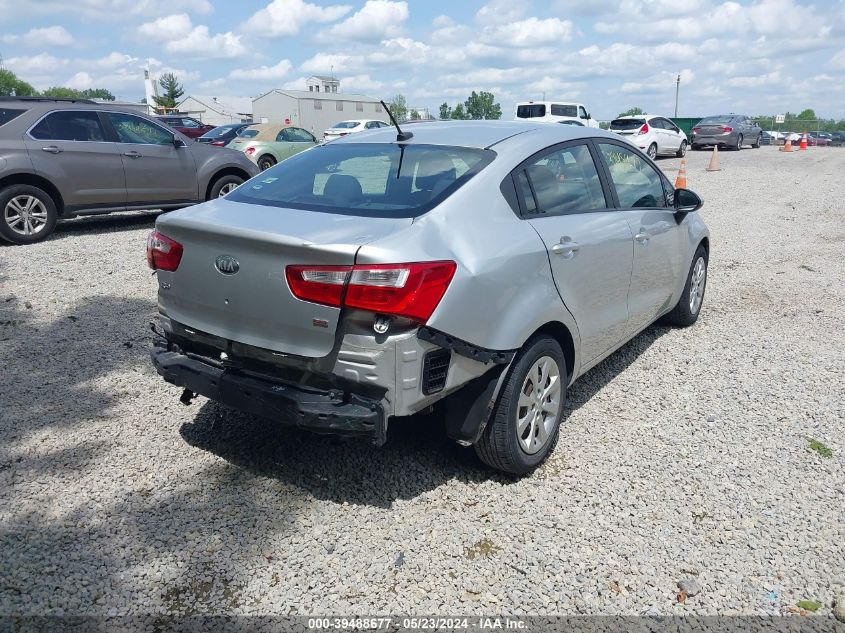 2013 Kia Rio Lx VIN: KNADM4A30D6229090 Lot: 39488677