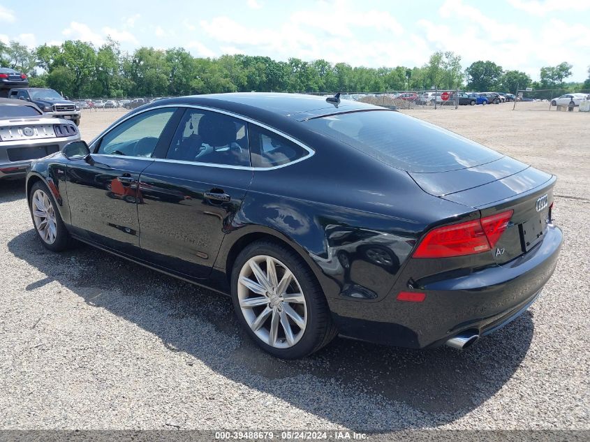 2012 Audi A7 Premium VIN: WAUSGAFCXCN027402 Lot: 39488679