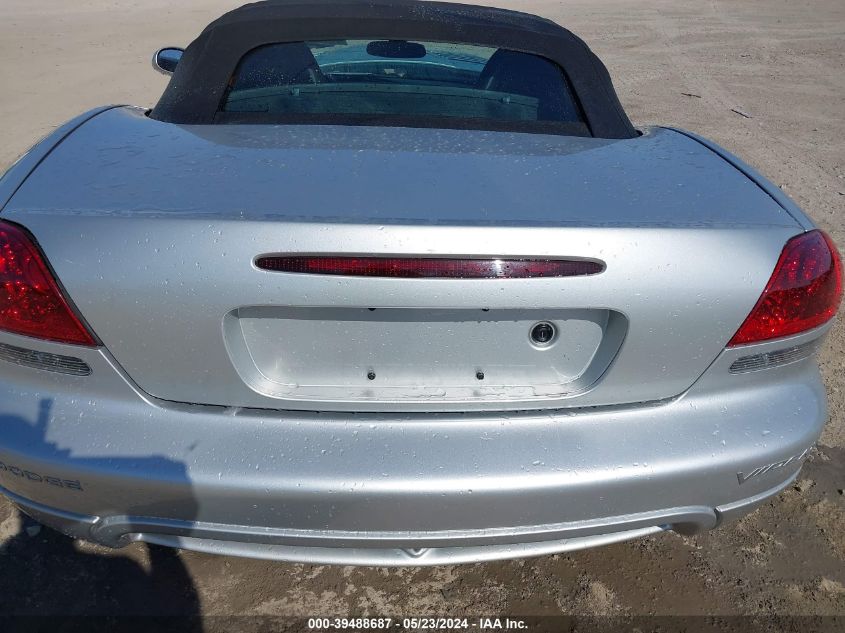 2004 Dodge Viper Srt10 VIN: 1B3JZ65294V101178 Lot: 39488687