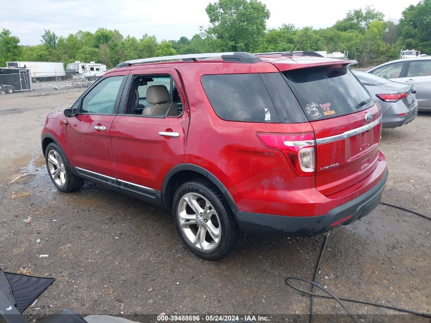 2013 Ford Explorer Limited VIN: 1FM5K8F86DGC68278 Lot: 39488696