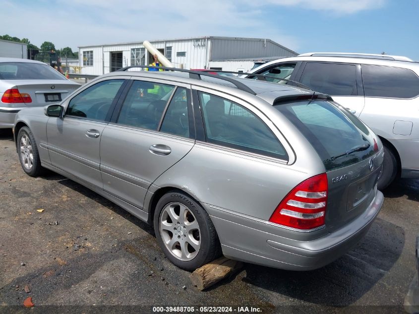 WDBRH81J15F670861 | 2005 MERCEDES-BENZ C 240