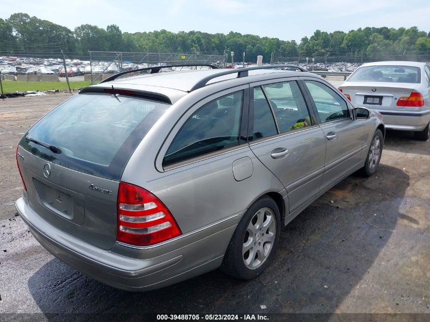 WDBRH81J15F670861 | 2005 MERCEDES-BENZ C 240