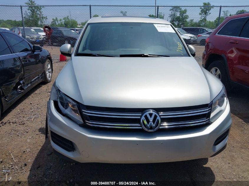 2013 Volkswagen Tiguan S VIN: WVGAV3AX5DW567841 Lot: 39488707