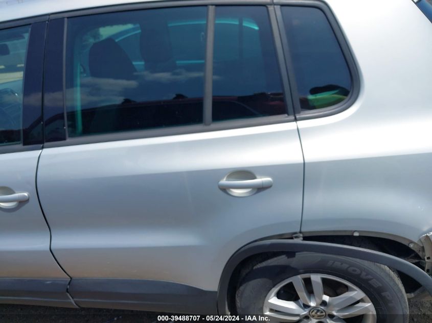 2013 Volkswagen Tiguan S VIN: WVGAV3AX5DW567841 Lot: 39488707