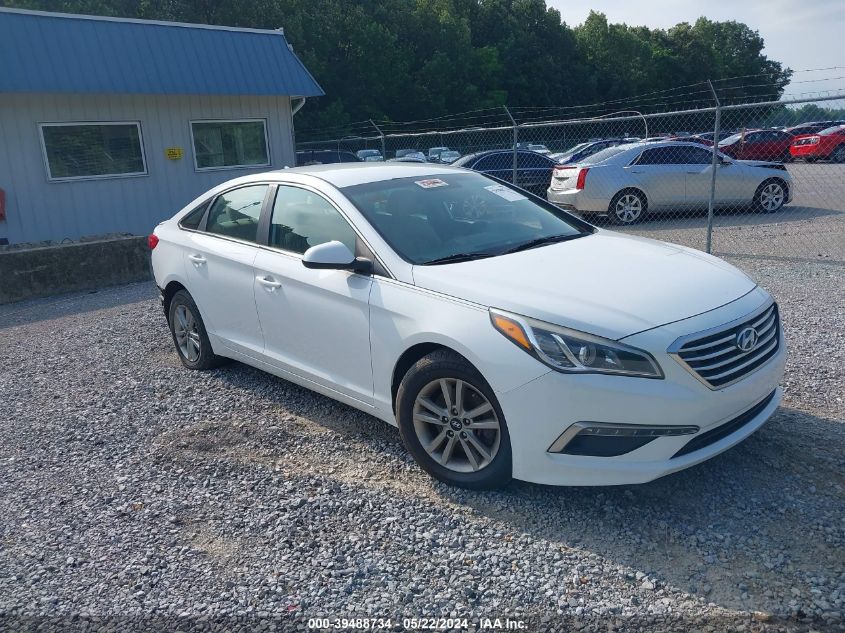 2015 HYUNDAI SONATA SE - 5NPE24AF5FH018581