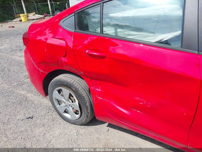 2017 Chevrolet Cruze Ls Auto VIN: 1G1BC5SM1H7153186 Lot: 39488735