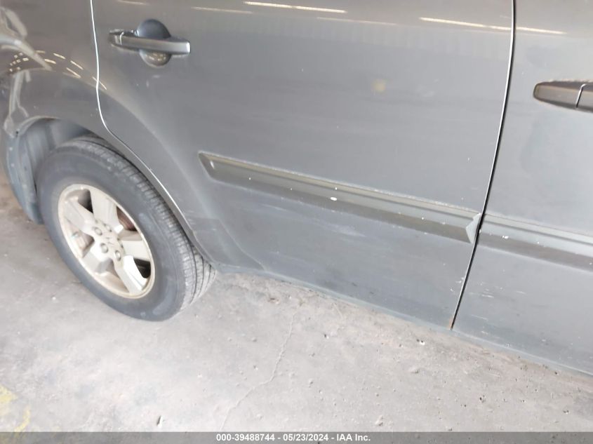 2009 Honda Pilot Ex VIN: 5FNYF48429B043267 Lot: 39488744