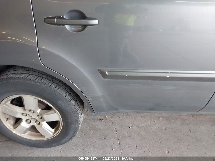 2009 Honda Pilot Ex VIN: 5FNYF48429B043267 Lot: 39488744