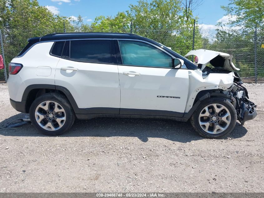 2020 Jeep Compass Limited 4X4 VIN: 3C4NJDCB7LT168202 Lot: 39488748