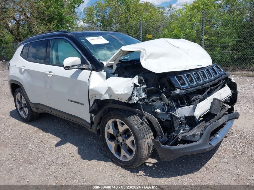 2020 JEEP COMPASS LIMITED 4X4 - 3C4NJDCB7LT168202