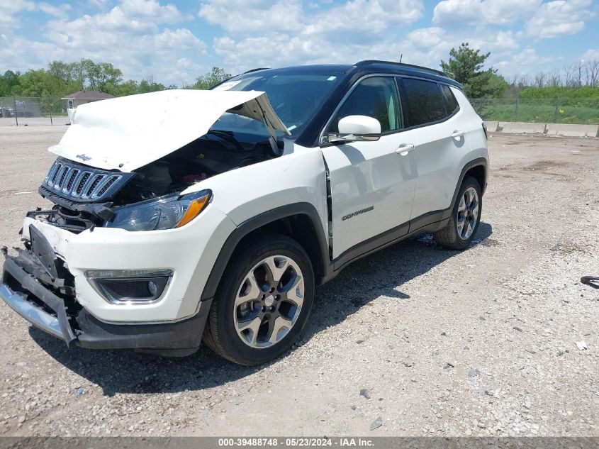 2020 Jeep Compass Limited 4X4 VIN: 3C4NJDCB7LT168202 Lot: 39488748