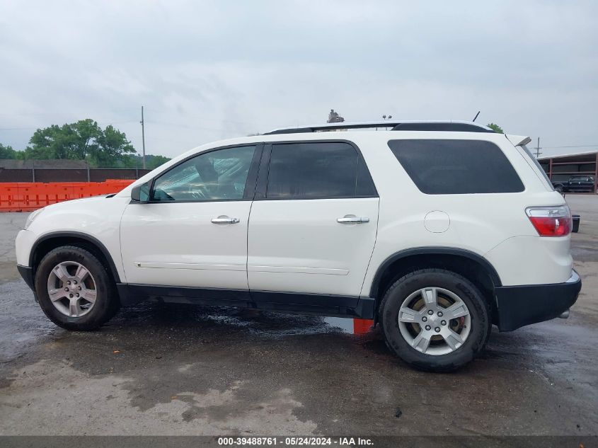 2009 GMC Acadia Sle-1 VIN: 1GKER13DX9J106760 Lot: 39488761