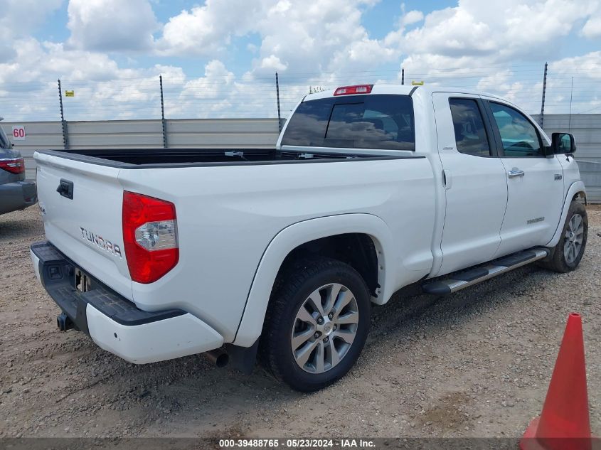 2016 Toyota Tundra Limited 5.7L V8 VIN: 5TFBW5F14GX504282 Lot: 39488765