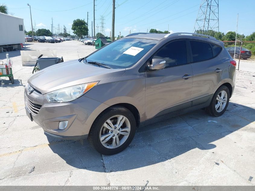 2013 Hyundai Tucson Gls VIN: KM8JU3AC5DU688137 Lot: 39488776