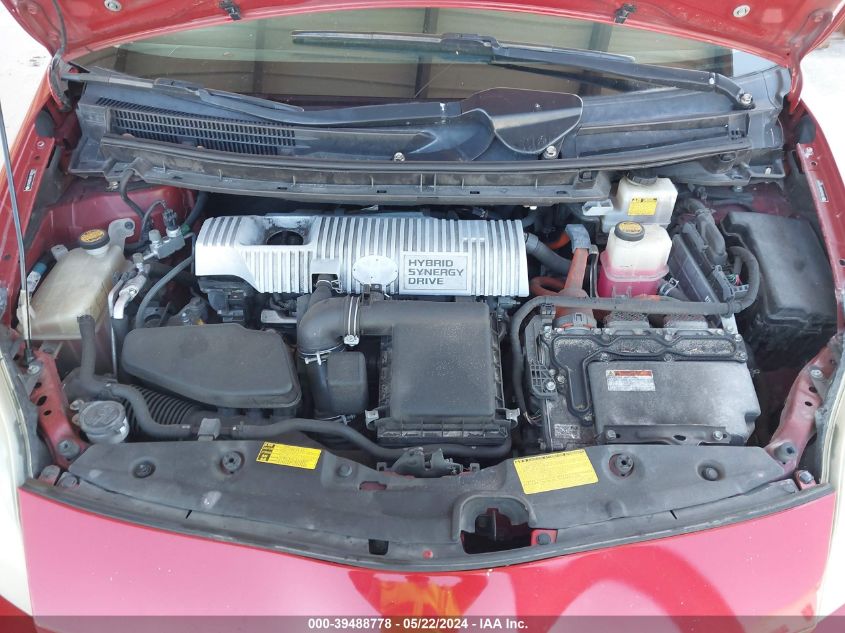 2011 Toyota Prius Two VIN: JTDKN3DUXB1358292 Lot: 39488778