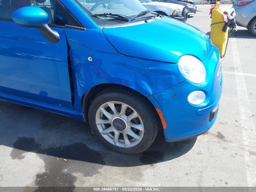 2016 Fiat 500 Easy VIN: 3C3CFFKRXGT177151 Lot: 39488781